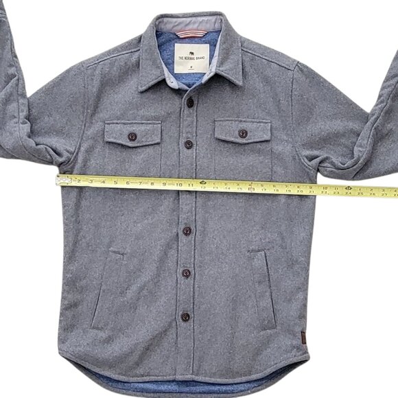 The Normal Brand Brightside Heavyweight Flannel Lined Wool Blend Jacket - Picture 9 of 16